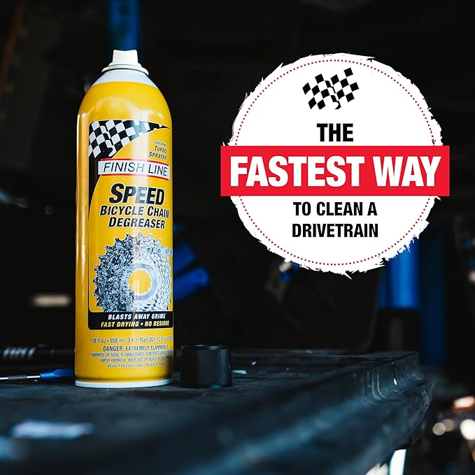Finish Line Dry Weather Bicycle Cleaning and Maintenance Kit – Includes Super Bike Wash, Speed Degreaser, and Dry Lube for Complete Bike Care, Drivetrain Cleaning & Lubrication System