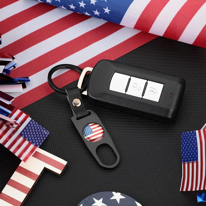 American Flag 25 PCS Patriotic Seat Covers - Skull Camo Car Accessories - 4th of July Steering Wheel Cover, Tire Valve Stem Caps, Cup Holder, Armrest Pad, Seatbelt Pads, Wrist Strap