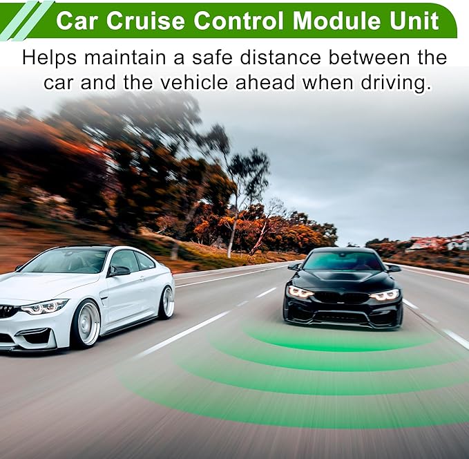 Cruise Control Distance Radar Sensor for Ford F150 2021-2024 Distance Detection Black Automotive Car Cruise Control Module Unit Plastic,Metal 1 Pcs