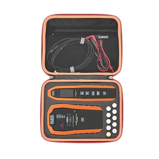 RLSOCO Carrying Case for Klein Tools ET450 Advanced Underground Circuit Breaker Finder and Wire Tracer Kit - Compact Tools Kit Organizer Case