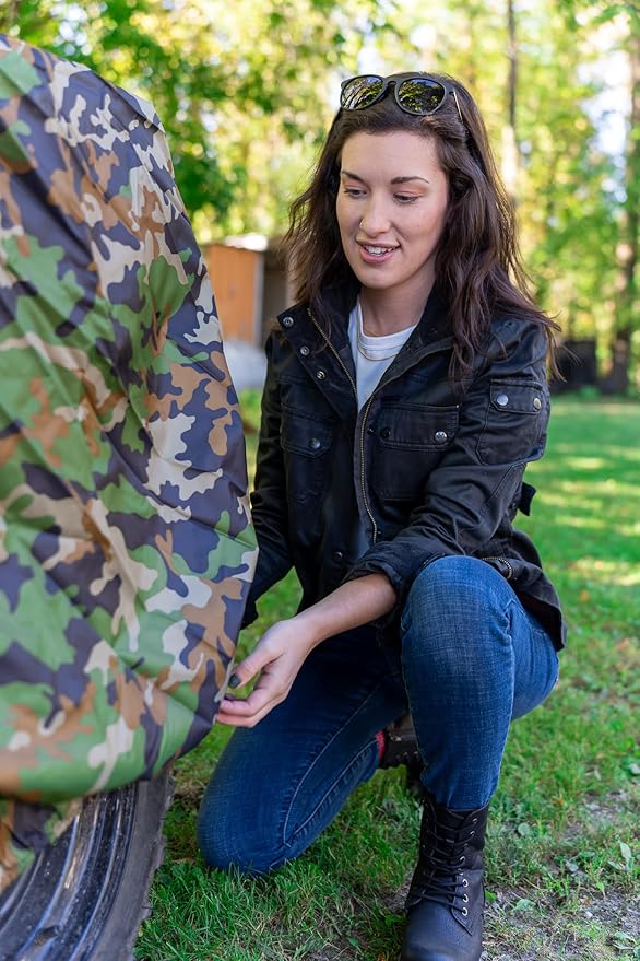 Dowco Guardian 26041-00 Indoor/Outdoor Water Resistant Reflective ATV Cover: Camo, XX-Large