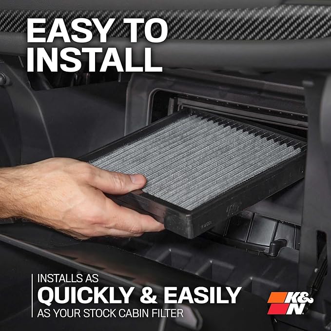 K&N LIFETIME Cabin Air Filter: Premium, Washable, Clean Air for your Cabin: Compatible with 2000-2017 Lexus/Mitsubishi/Subaru/Toyota: (See Product Descriptions for Select Models), VF2002