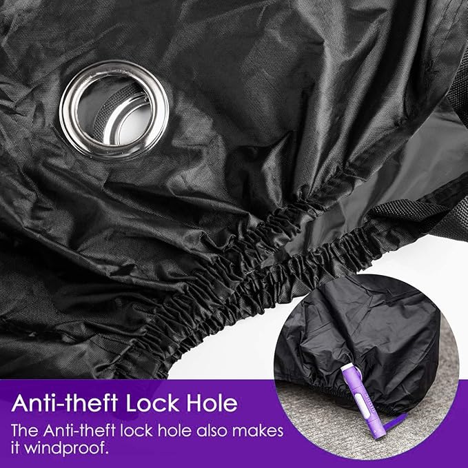 Indeed BUY Bike Cover for 1,2 or 3 Bikes Waterproof Bicycle Cover Outdoor Bike Storage Covers XL XXL 420D Heavy Duty Rain Sun UV Wind Proof for Mountain Road Electric Bike etc