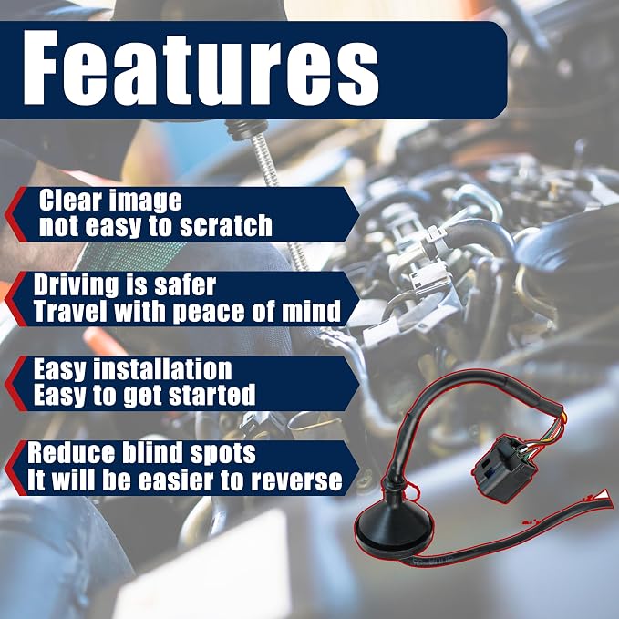 No. 95760-B2100 Rear View Backup Reverse Parking Camera/Rear View Camera | Compatible with New Rear View Backup Parking Camera Kia Soul 2014 2015 2016 F8 Reverse Park Assist Camera Replace 95760-B2010