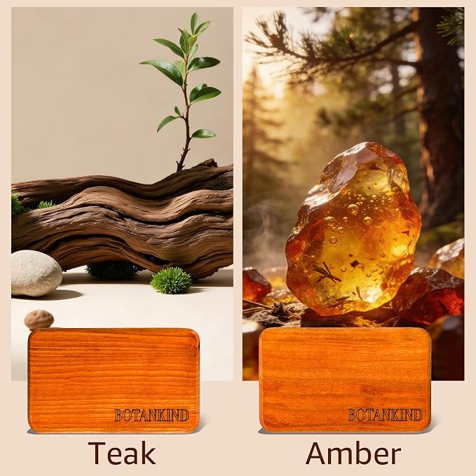 Car Air Freshener- Original Wood Air Freshener-Car Odor Eliminator for Visor Clip-Long Lasting Scent - 4 pack Included 2 Clips
