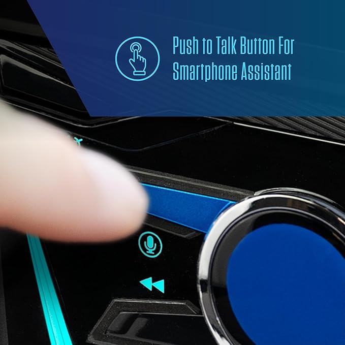 JENSEN MPR210RGB | 12-Character LCD Single DIN Car Stereo | RGB Custom Colors | Bluetooth Hands Free Calling & Music Streaming | Push to Talk Assistant | AM/FM Radio | USB Playback & Charging