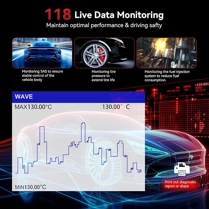 iCarsoft MB V1.0 Diagnostic Tool for Mercedes-Benz/Sprinter/Smart/Maybach 1996-2026 Full System OBD2 Scanner Check Engine Code Reader SAS Oil Reset Battery Test Live Data Lifetime Free Updates CAN FD
