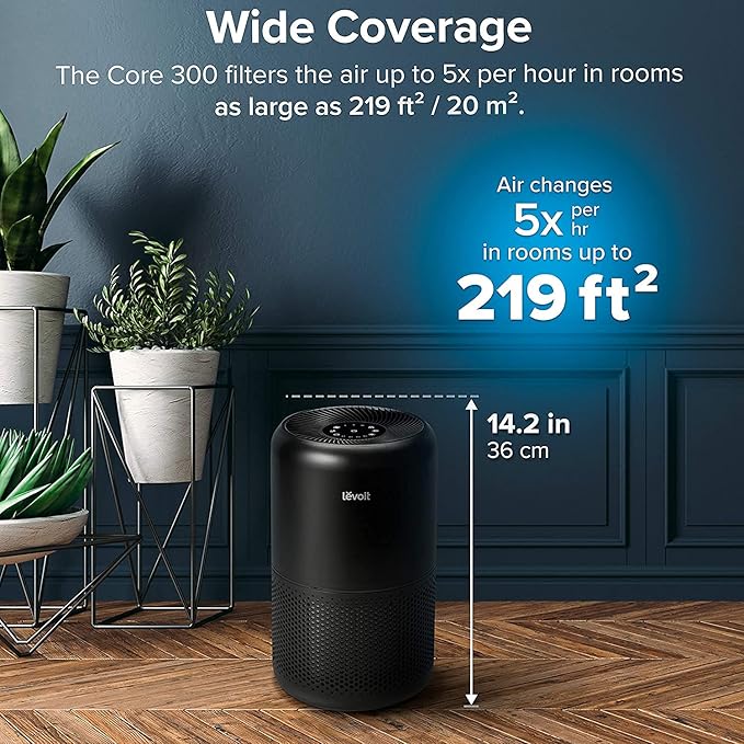 LEVOIT Air Purifiers for Home | Core 300 Air Purifier for Bedroom