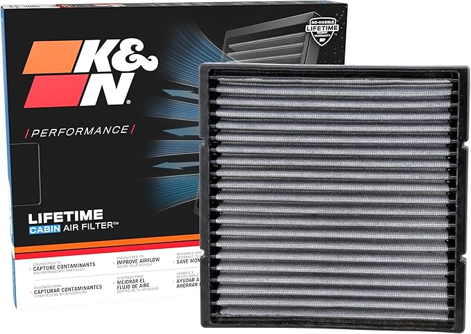 K&N LIFETIME Cabin Air Filter: Premium, Washable, Clean Air for your Cabin: Compatible with 2000-2017 Lexus/Mitsubishi/Subaru/Toyota: (See Product Descriptions for Select Models), VF2002