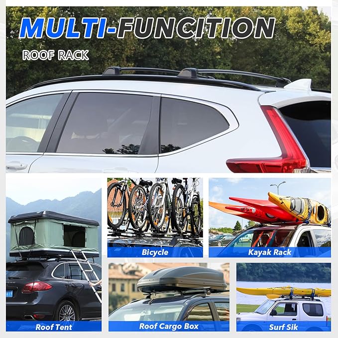 Roof Rack Luggage Carrier 2017-2022 for Honda CRV Rooftop Aluminum