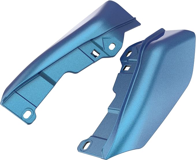 Color - Matched Mid Frame Air Deflectors Heat Shield, Perfectly Fit for Harley Touring Models 2009-2026 Daytona Blue
