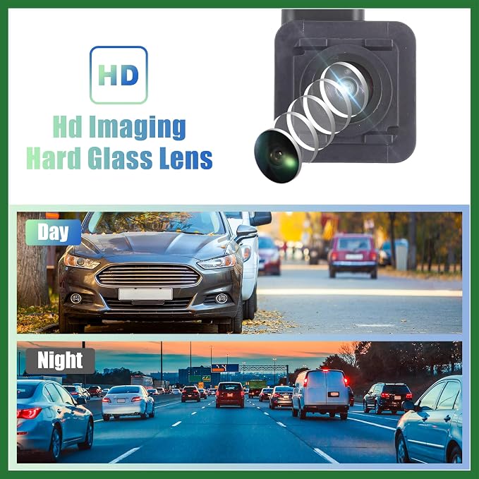Motoforti Car Rear View Camera Car Rear View Backup Camera No.F2GT19G490CC for Ford Explorer 2016-2019 Black Long-Lasting