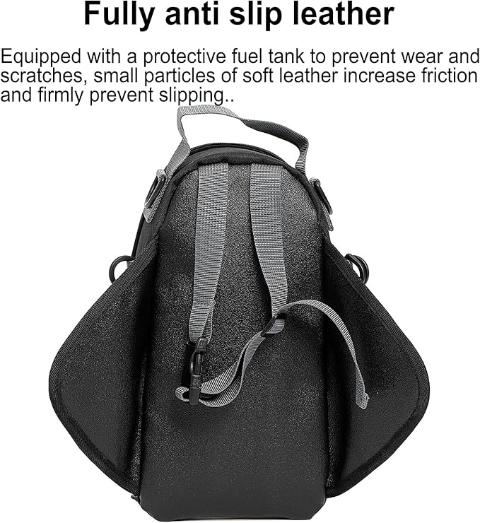 Magnetic Tank Bag - Waterproof Tank Organizer, Multi-Pocket Motorcycle Pouch | Compact Travel Companion Providing Weatherproof Protection for Long Road Trips, Storage Pack with Riding Use