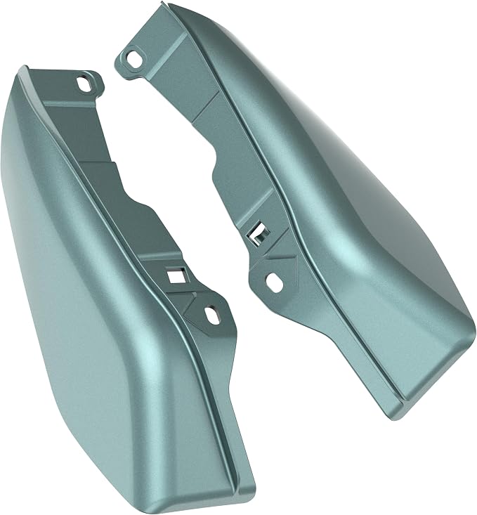 Color - Matched Mid Frame Air Deflectors Heat Shield, Perfectly Fit for Harley Touring Models 2009-2026 Spruce