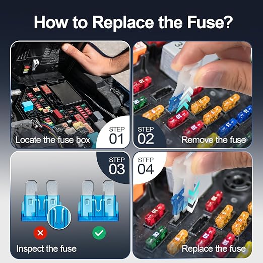 JOREST 280 Pcs Fuse Kit,182 Mini Car Fuses Assortment + 98 Standard Auto Blade Fuse, Replacement for Tool Automtive RV Motorcycle Truck Accessories(2A 3A 5A 7.5A 10A 15A 20A 25A 30A 35A 40AMP)