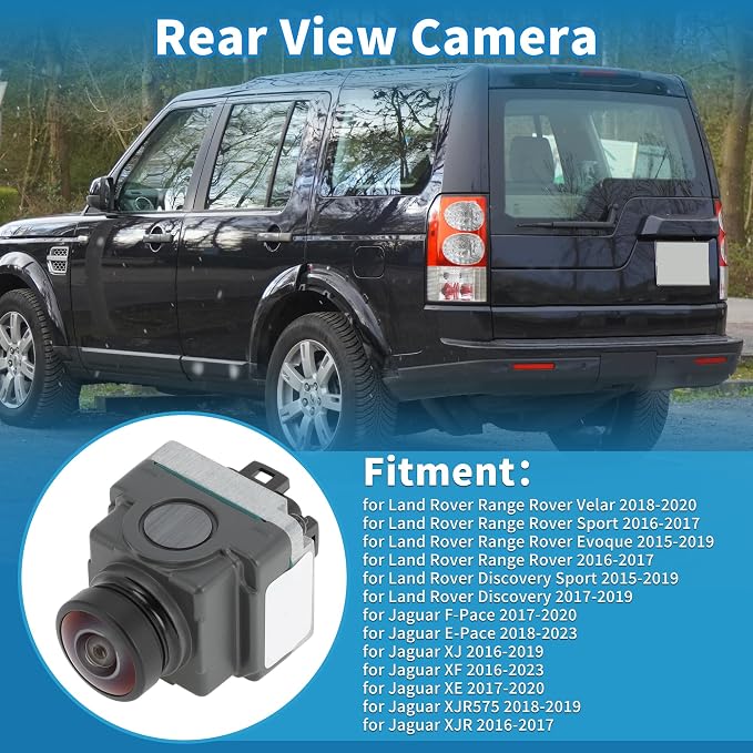 Rear View Camera for Land Rover Discovery Range Rover 2013-2015 for Jaguar E-Pace F-Pace 2017-2022 for XE XF XJ 2016-2022 Park Assist Backup Reverse Camera FW93-19H422-AB