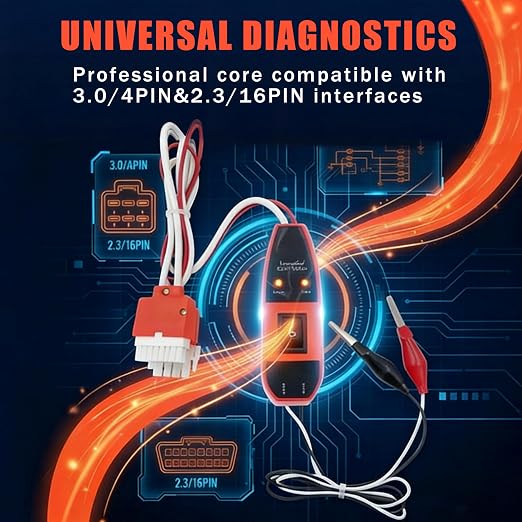 Universal ECM Motor Tester for HVAC, Advanced Diagnostic Tool for Electronically Commutated Motors, Compatible with GE, Emerson, Regal Rexnord, Genteq, York, Carrier, Trane, Lennox