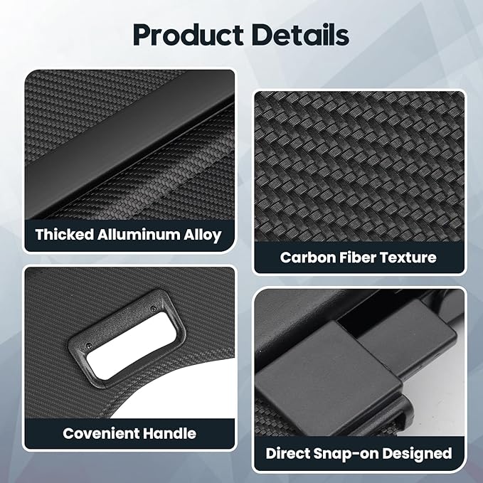 Powerty Cargo Cover for 2019-2025 Honda Passport Accessories, Trunk Cover Retractable Trunk Shielding Shade Cargo Luggage Cover for 2025 Honda Passport