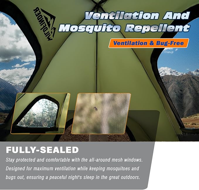 Truck Bed Tent, Waterproof PU3000mm Pickup Truck Tent for Camping Bed, 2-3 Person Sleeping Truck Tent, Portable for Car Camping