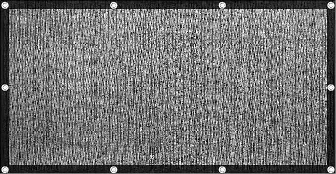 [WindscreenSupplyCo] 55% 3 x 6 FT Shade Cloth Sun Shade Net with Grommets Sunblock Mesh Tarp for Garden Plants Cover Greenhouse and Patio