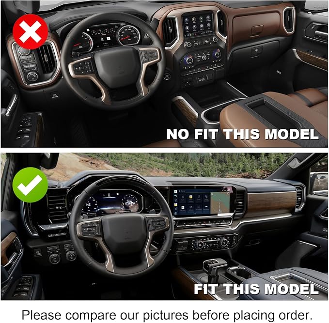 Carbon Fiber Window Lift Switch Panel Cover Compatible with 2022-2026 Chevy Silverado 1500/2500HD/3500HD, Window Control Panel Cover for 2024-2026 GMC Sierra 1500/2500HD/3500HD Crew Cab