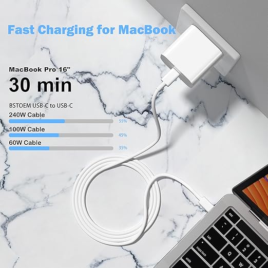 USB C to USB C Charging Cable for Apple 2Pack 6ft,Long Type C to C Fast Charger Cord,for iPhone 17/Air/16/16e/15/Pro/Plus/Pro Max,for MacBook Pro/Air,for iPad Pro12.9/11in,Air 4/5,Mini 6/7 60W