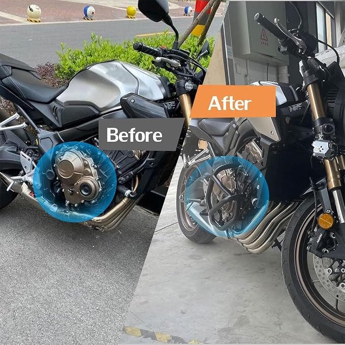 Black Engine Highway Crash Bar Guard Stunt Cage Protector Frame Bumper Falling Protection compatible for Ho&n&da CB650R CB 650R CB 650 R Accessories 2019 2020 2021 2022 2023 2024, MD-481-US