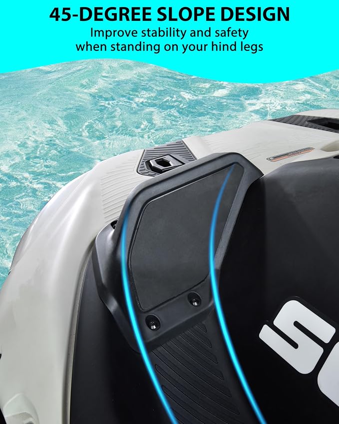 SAUTVS Step Wedges Footboards Pedal for Sea Doo Spark, Foot Rest Kit With 45 Degree Slope Footrest for Sea-Doo Spark 2024+ Accessories (2PCS, Replace #295101263)