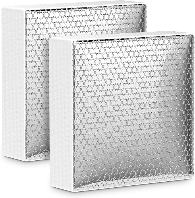 RV Vent Insulator 14 x 14 x 2.8 inches 2pcs Waterproof RV Skylight Cover for Camper Vents, Heat Reflective Window Insulation Sun Shade Fits 14’’ Travel Trailer
