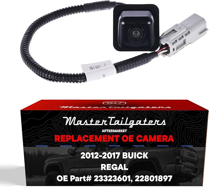 Master Tailgaters Replacement for Buick Regal [Base, CXL, Premium Model] (2012-2017), [Sport Touring Model] (2016-2017), [eAssist] (2012-2016) Backup Camera OE Part # 22801897