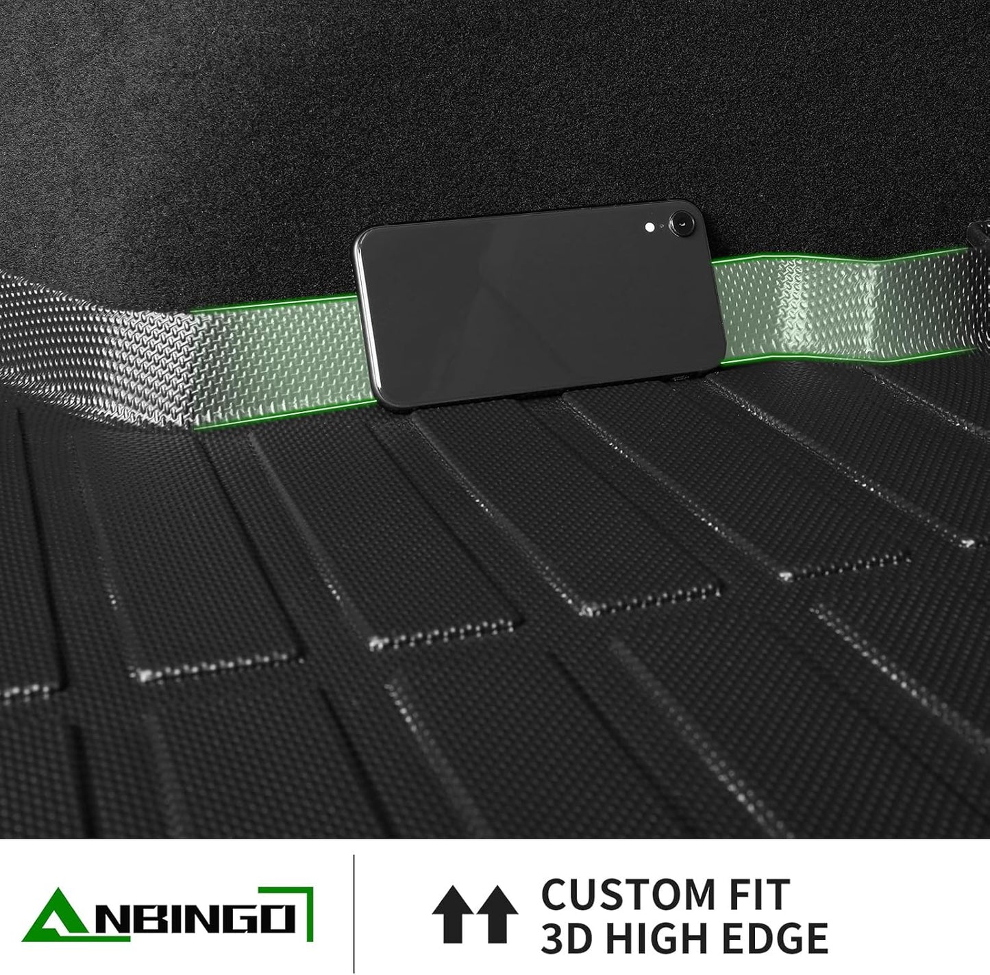 ANBINGO®-Floor Mats & Cargo Liner for Toyota Corolla Cross AWD 2022 2023 2024 2025 2026 (Not for Fuel FWD & Hybrid) All Weather Waterproof for 2024 Corolla Cross Car Mats Accessories