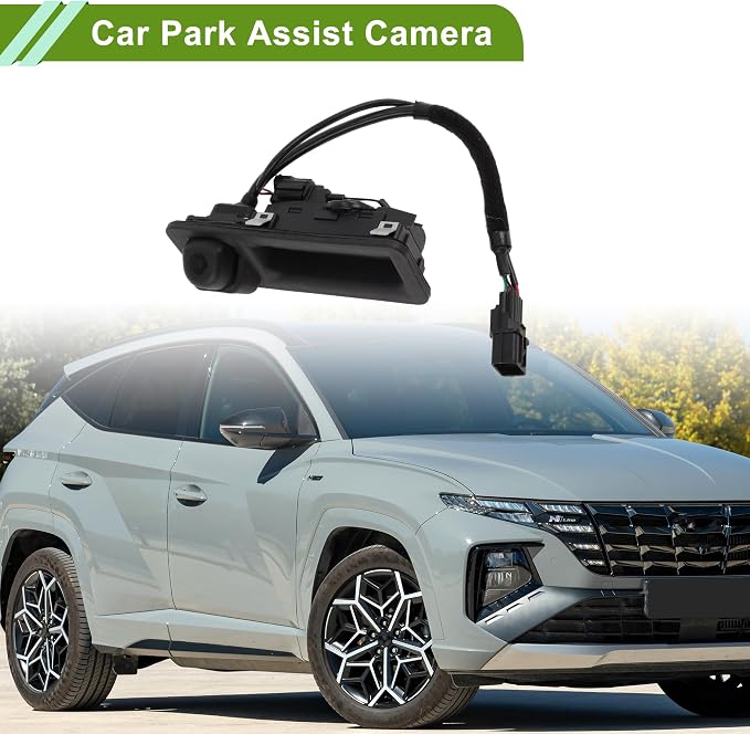 Car Park Assist Camera Rear View Backup Reverse Camera with Tailgate Handle for Hyundai Tucson TL 2022 No.95766D7100 1 Pc