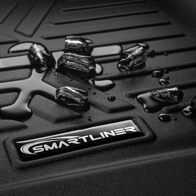 SMARTLINER Custom Fit Floor Mats 2 Row Liner Set Compatible with 2019-2025 Toyota Corolla