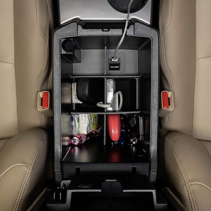Vehicle OCD - Center Console Divider and Tray Organizer for Toyota 4Runner (2010-2024) - Made in USA - SLX509