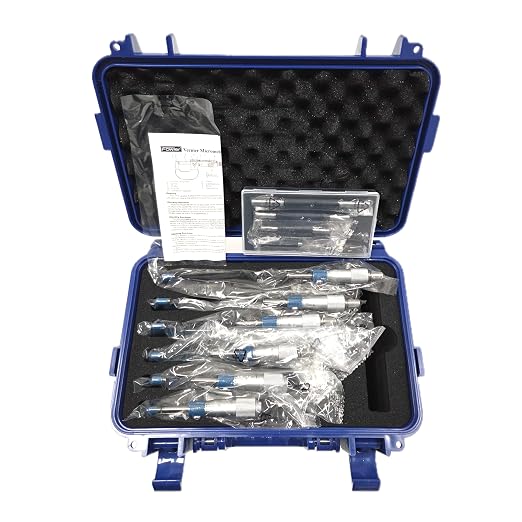 Fowler 52-215-006-1, Outside Micrometer Set With 0–6" Measuring Range