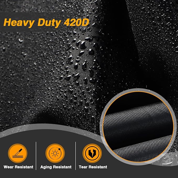 EVRBUL 3-Wheel Vehicles Cover Dustproof and Waterproof Full Motorcycle Cover Compatible with Can-Am Ryker 600 Ryker 900 Ryker Sport Ryker Rally Edition Fit up to 103"