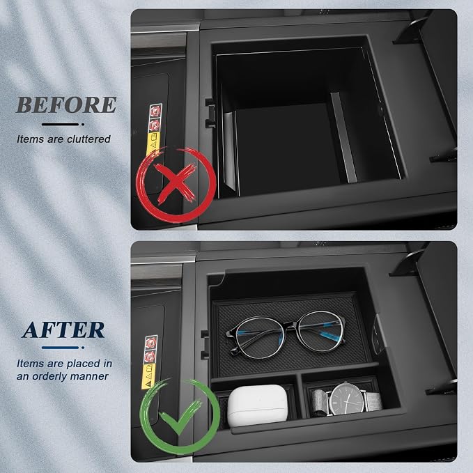 BIBIBO Compatible with 2024 2025 Lexus GX 550 Center Console Organizer for 2024-2026 Lexus GX 550 (Premium/Luxury/Overtrail) Console Tray 2024 GX 550 Insert Glove Pallet Organizer 2024 Lexus GX 550