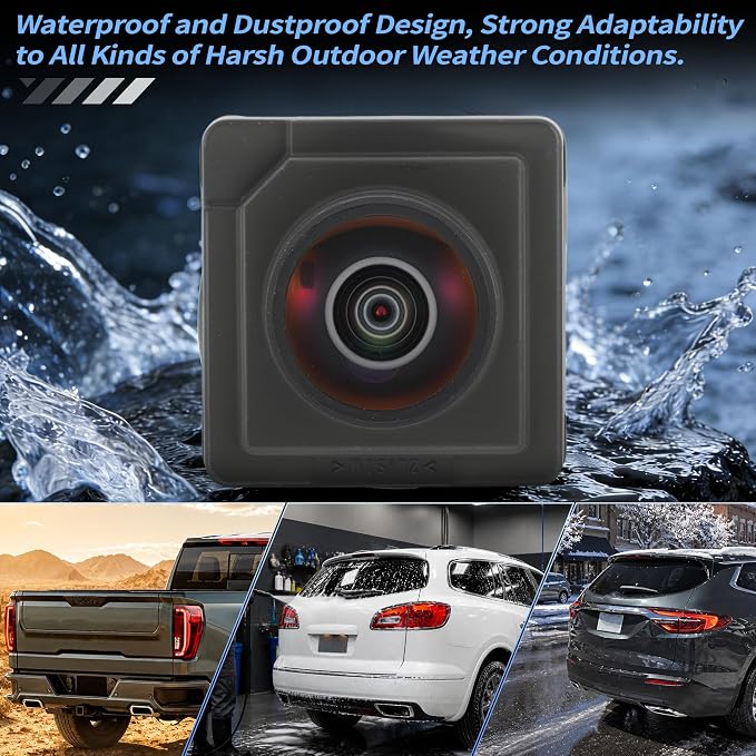 Car Rear View Backup Parking Camera Tailgate Mirror Camera 84676845 23390514 for GMC Acadia 2020 for Chevrolet Blazer Equinox Silverado