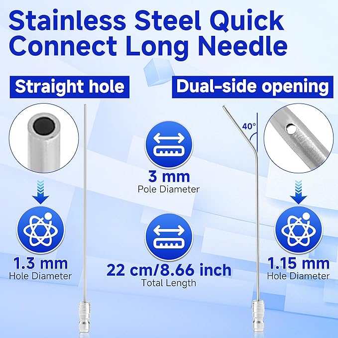 Tool Daily High Pressure Washer Nozzle Kit for Washing, Foam Cannon with 1/4 Inch Quick Connector