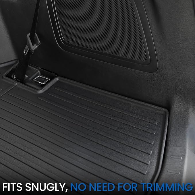 Cargo Mat for 2015-2019 Ford Explorer, All Weather TPE Trunk Mat Cargo Liner Accessories (15-19 | Cargo Mat)