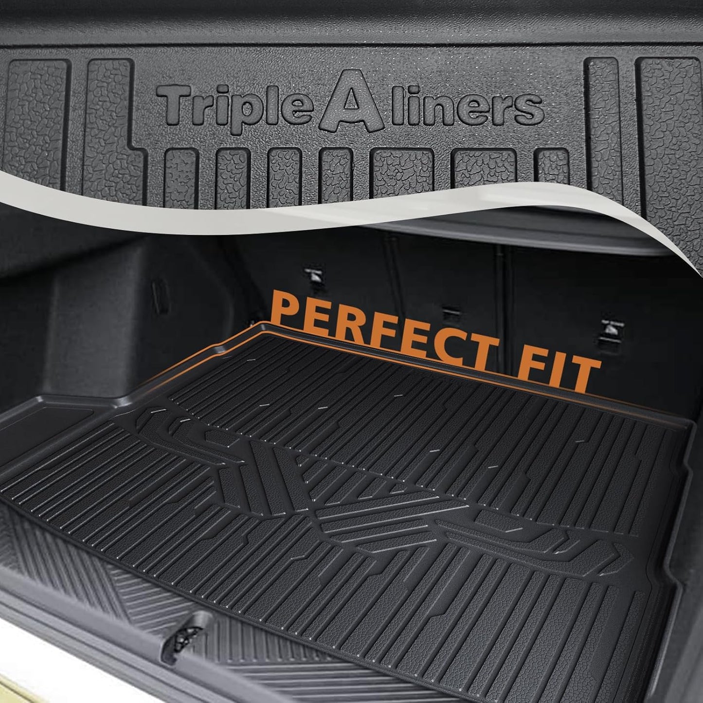 TripleAliners Trunk Mat All Weather Compatible with 2025 BMW X3 Accessories Custom Fit Protection Trunk Floor Liner Cargo Mat TPE Anti-Slip Odorless Cargo Liner