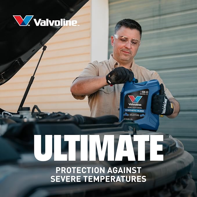 Valvoline Heavy Duty Synthetic Blend 15W-40 Diesel Engine Oil 2.5 Gallon