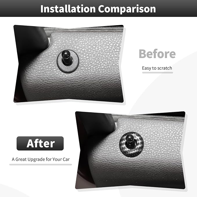 14PCS Carbon Fiber Interior Trim Panel Kits Fit for 2015-2020 Ford F150 Interior Decor Accessories Window Switch Dashboard Air Vent enter Console Power Outlet Panel Glove Box Handle Door Lock Pin Trim