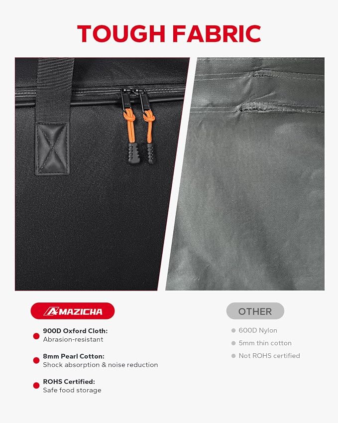 Amazicha Saddlebag Liner Bags 1 pcs Hard Saddle Bags Insert Storage Bag 900D Oxford Saddlebag Organizer Fit for Harley Davidson Touring Road Glide Street Glide Road King Electra Glide 1993-2025