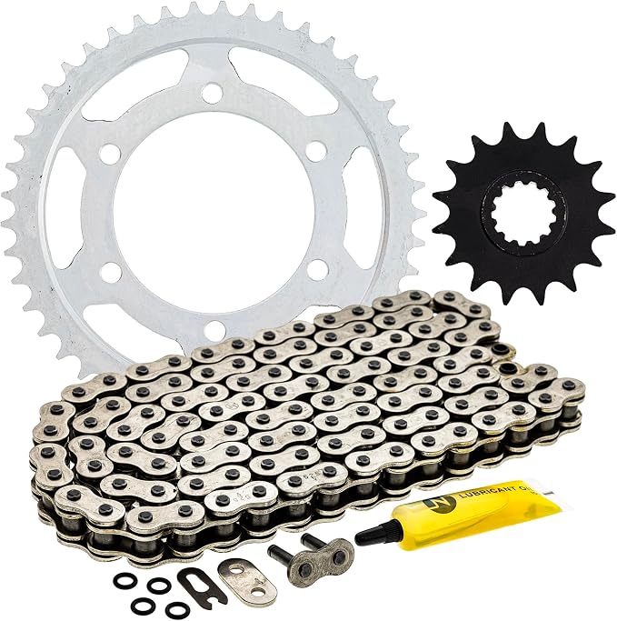 NICHE Drive Sprocket Chain Combo for Yamaha MT-09 FZ09 XSR900 Front 16 Rear 45 Tooth 525V O-Ring 110 Links