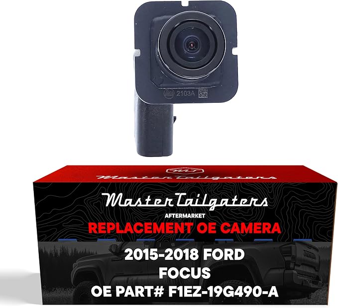Master Tailgaters Replacement for Ford Focus ST, Sedan, Electric, Hatchback (2015-2018) Backup Camera OE Part # F1EZ-19G490-A