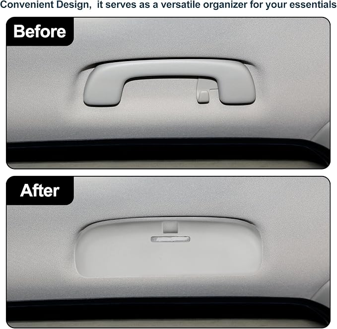 Car Sunglasses Case for Volkswagen Jetta/for Vento MK6 2011-2014 Eyeglasses Holder Storage Box ABS Black 1 Pc