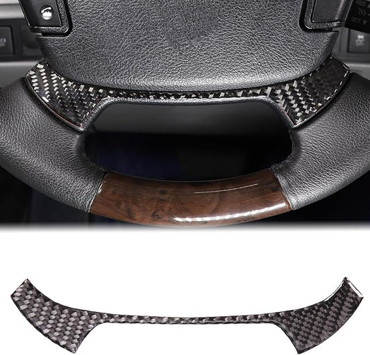 Aunginsy Central Control Steering Under Panel Trim Strip Compatible with Toyota Tundra 2007-2013 Real Carbon Fiber Center Console Steering Lower Panel Decorative Sticker Protection Cover Accessories
