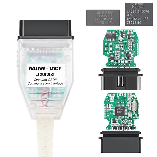 OBD2 Diagnostic Cable for Toyota Lexus Scion, USB Diagnostic Scanner Cable Compatible for TIS Techstream and 32/64 bit Windows, Driver/APP Must Be Installed