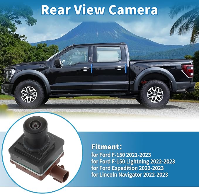 Rear View Camera for Ford F-150 2021-2023 for Ford Expedition for Lincoln Navigator 2022 2023 Park Assist Backup Reverse Camera Replace No.PJ7Z-19G490-B/PJ7Z-19G490-C